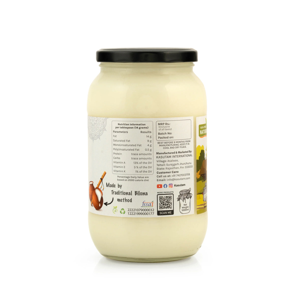 Buffalo bilona ghee 1 Litre