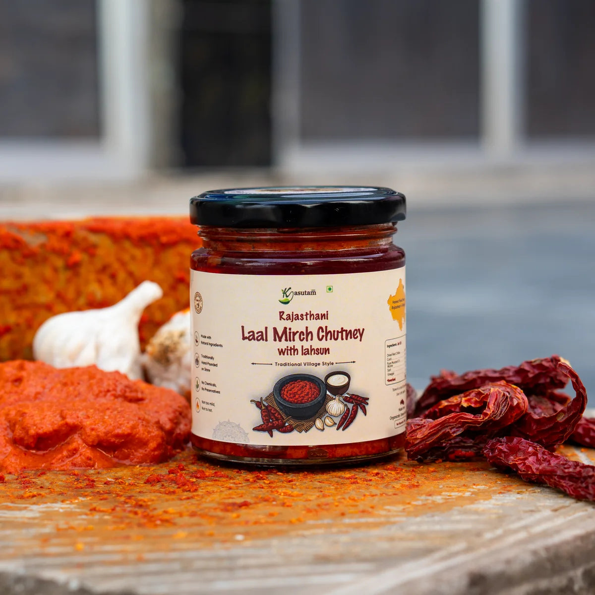2 Liter A2 Cow Ghee with Free Rajasthani Laal Mirch Chutney 200 gm