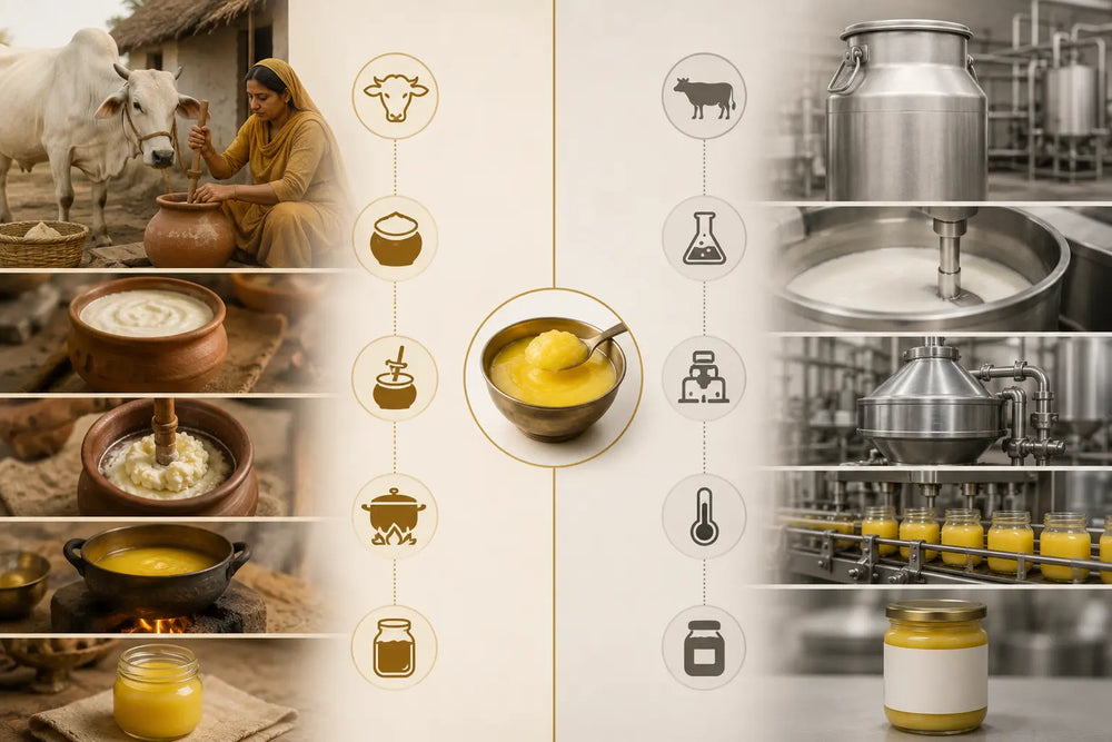 How Traditional Ghee Making Is Different From Today's Methods