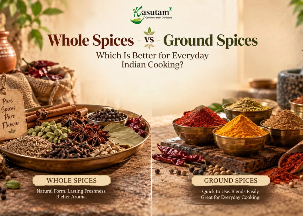 Whole Spices vs Ground Spices: Which Is Better for Everyday Indian Cooking?