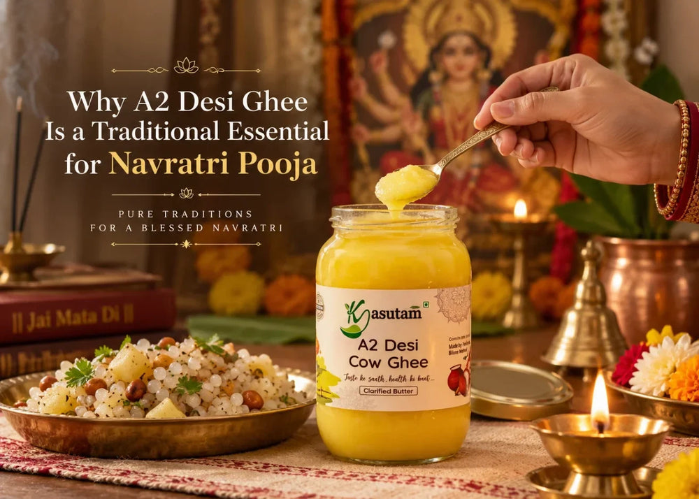 Why A2 Desi Ghee Is a Traditional Essential for Navratri Pooja