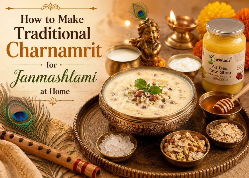 How to Make Traditional Charnamrit for Janmashtami at Home