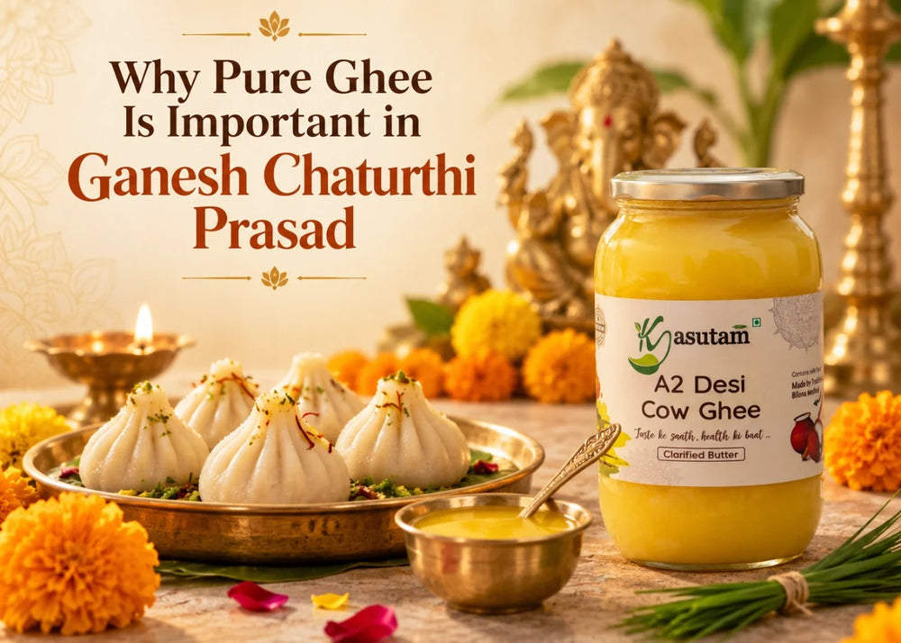 Why Pure Ghee Is Important in Ganesh Chaturthi Prasad