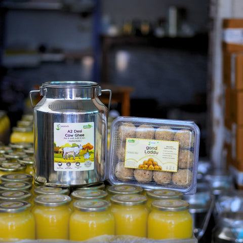 Buy 5 Liter A2 Ghee Can With 1 Laddu Box Free