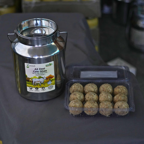 Buy 5 Liter A2 Ghee Can With 1 Laddu Box Free