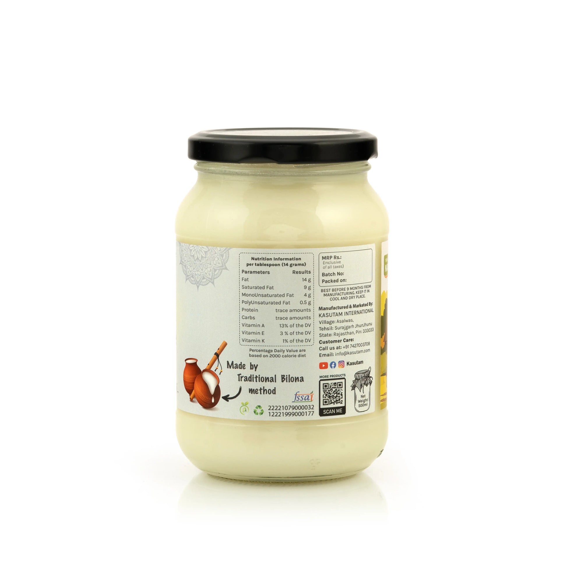 Buffalo Bilona Ghee 500Ml