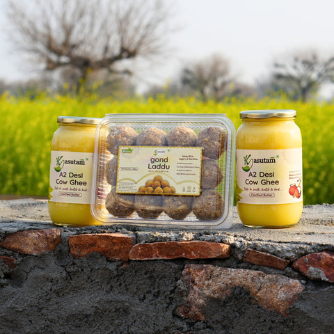 Buy 2 Liter A2 Ghee Get 1 Laddu Box Free