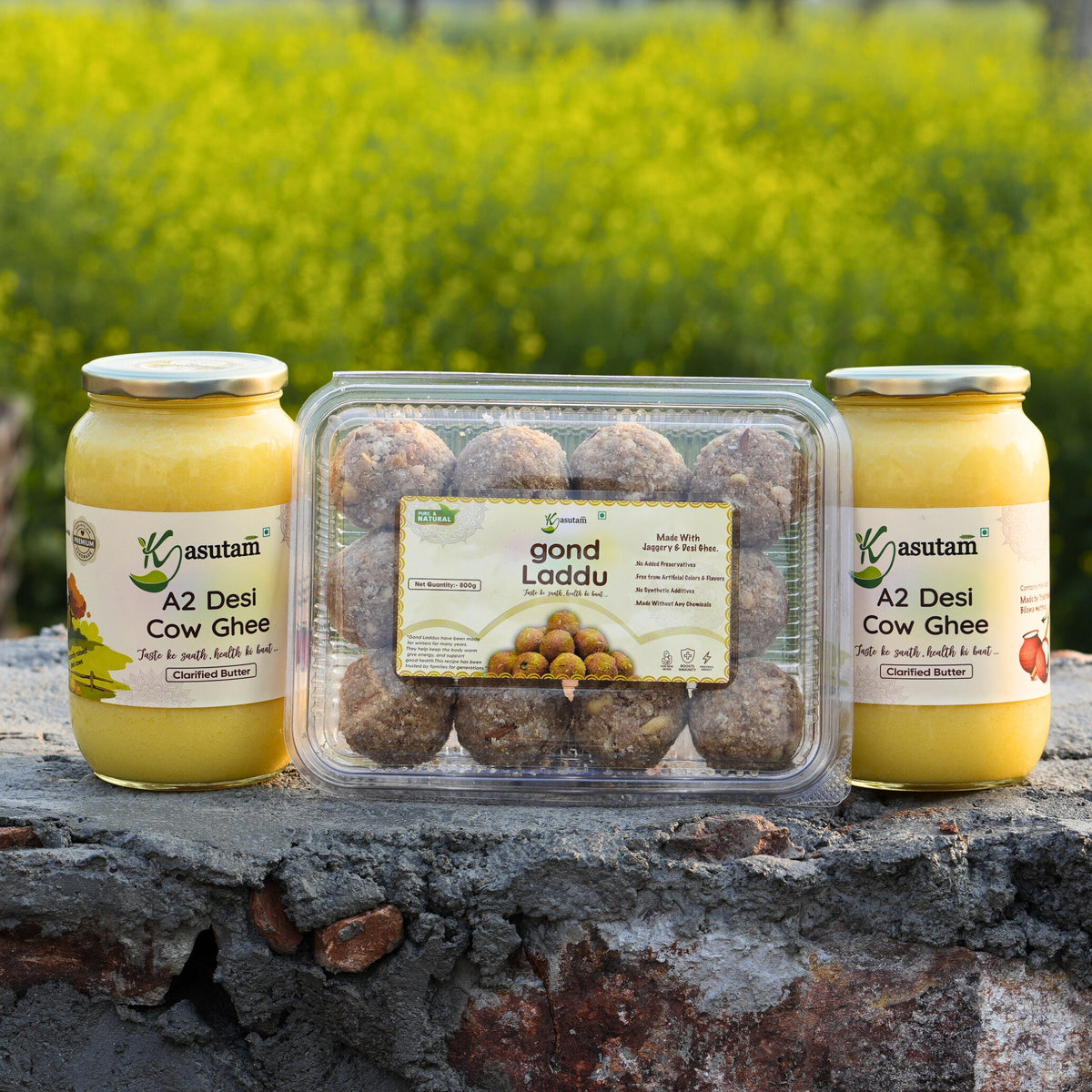 Buy 2 Liter A2 Ghee Get 1 Laddu Box Free