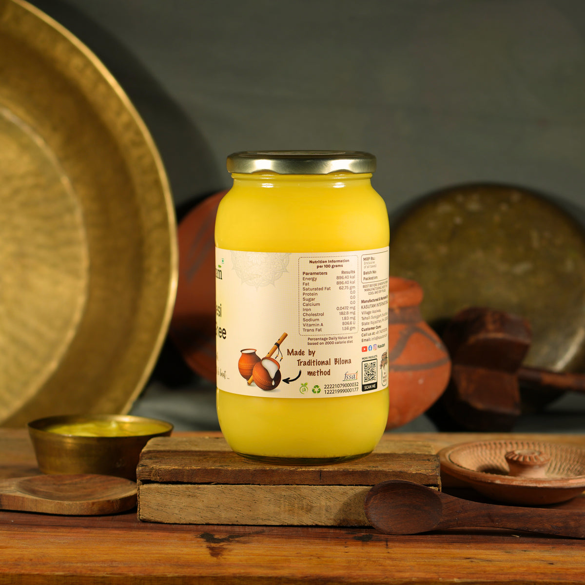 A2 Desi Cow Bilona Ghee 1 ltr