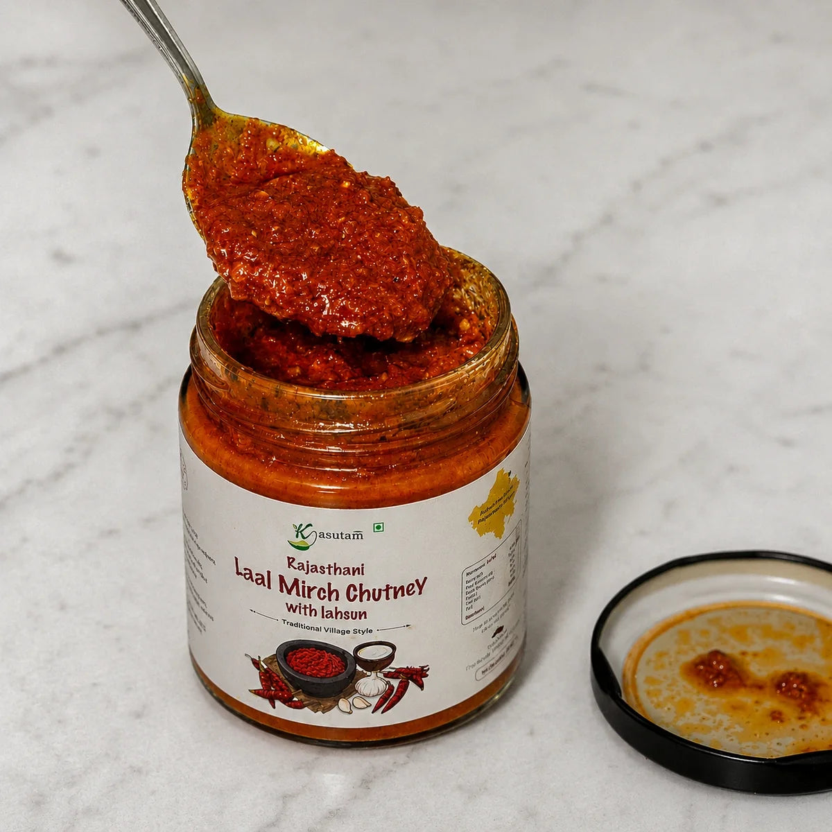 2 Liter A2 Cow Ghee with Free Rajasthani Laal Mirch Chutney 200 gm