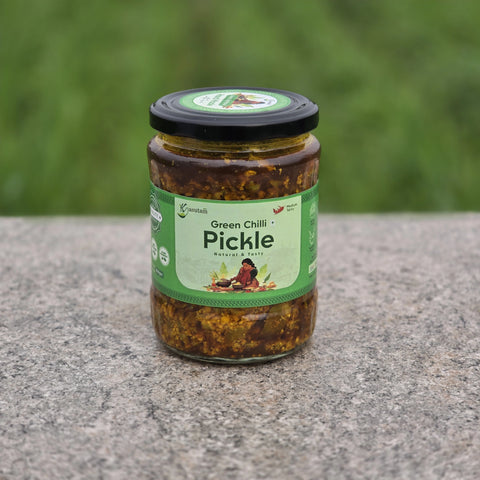 Tangy Combo – 500g Green Chilli Pickle + 500g Carrot Pickle
