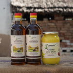 Combo-2 Liter Mustard Oil With 1 Liter A2 Ghee
