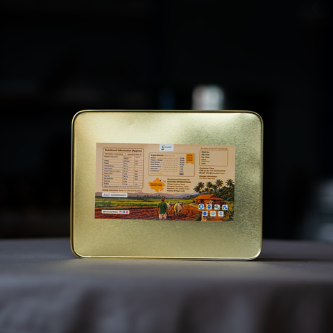 Besan Laddu 800 Gram Tin Box - 12 pcs