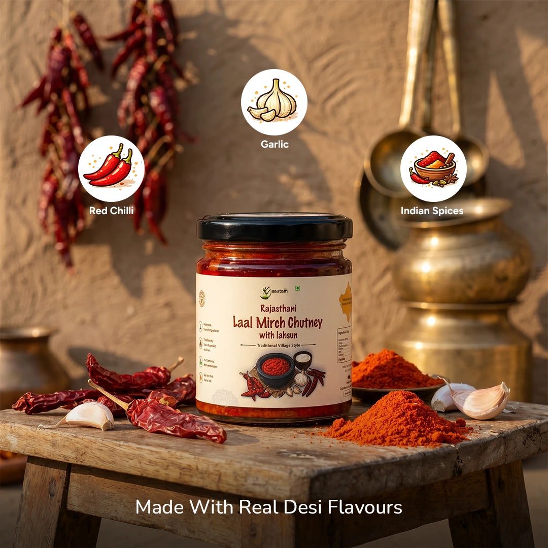 Rajasthani Laal Mirch Chutney
