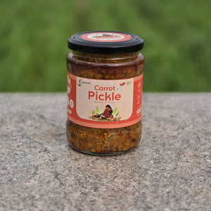 Tangy Combo – 500g Green Chilli Pickle + 500g Carrot Pickle