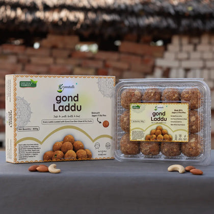 Gond Laddu 800 Gram- 12 Pcs - 1 Box