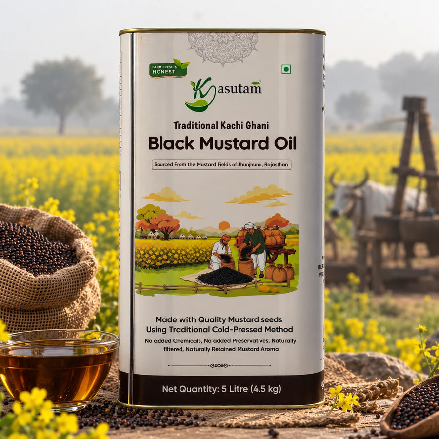 Cold Pressed Black Mustard Oil 5 Liter