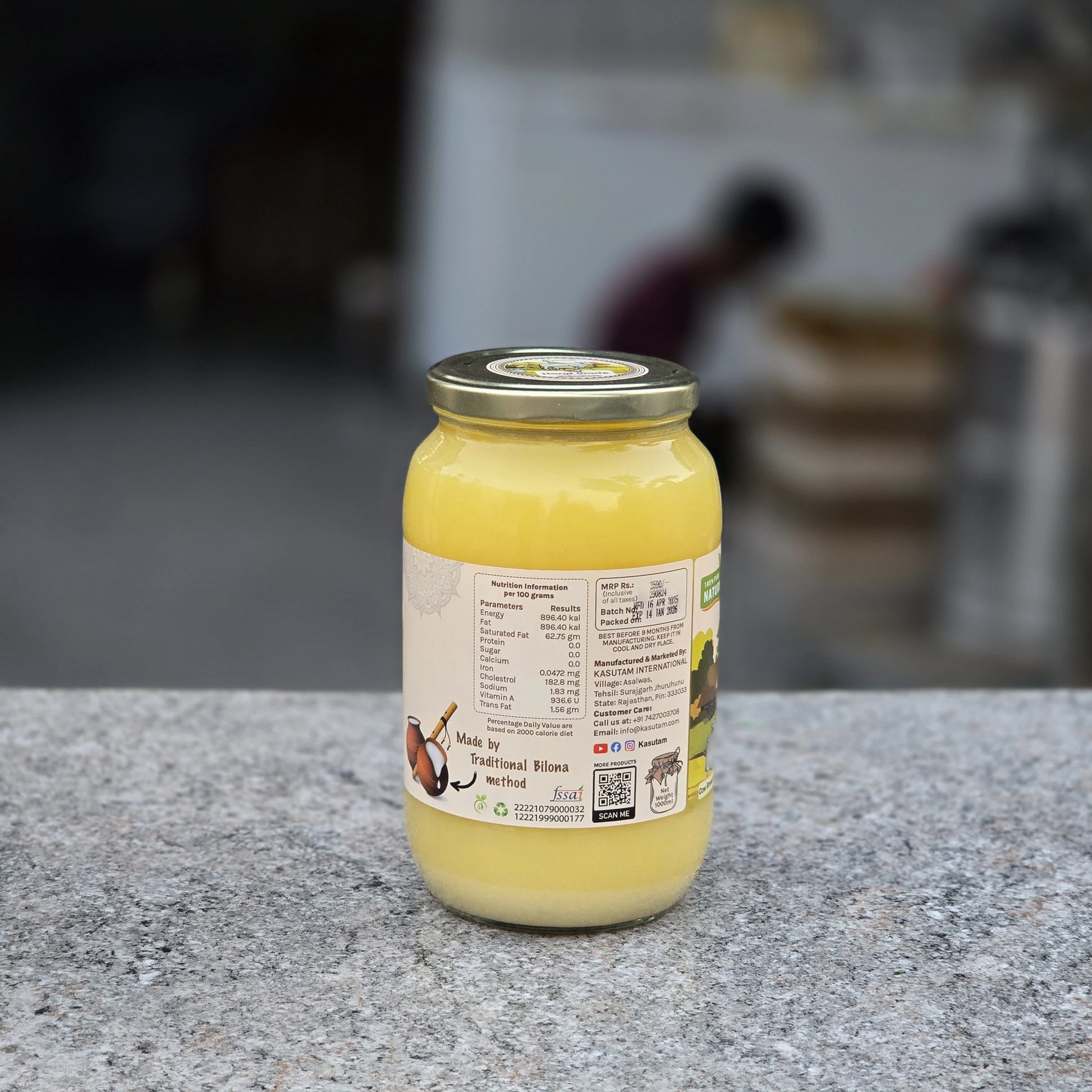Combo-2 Liter Mustard Oil With 1 Liter A2 Ghee