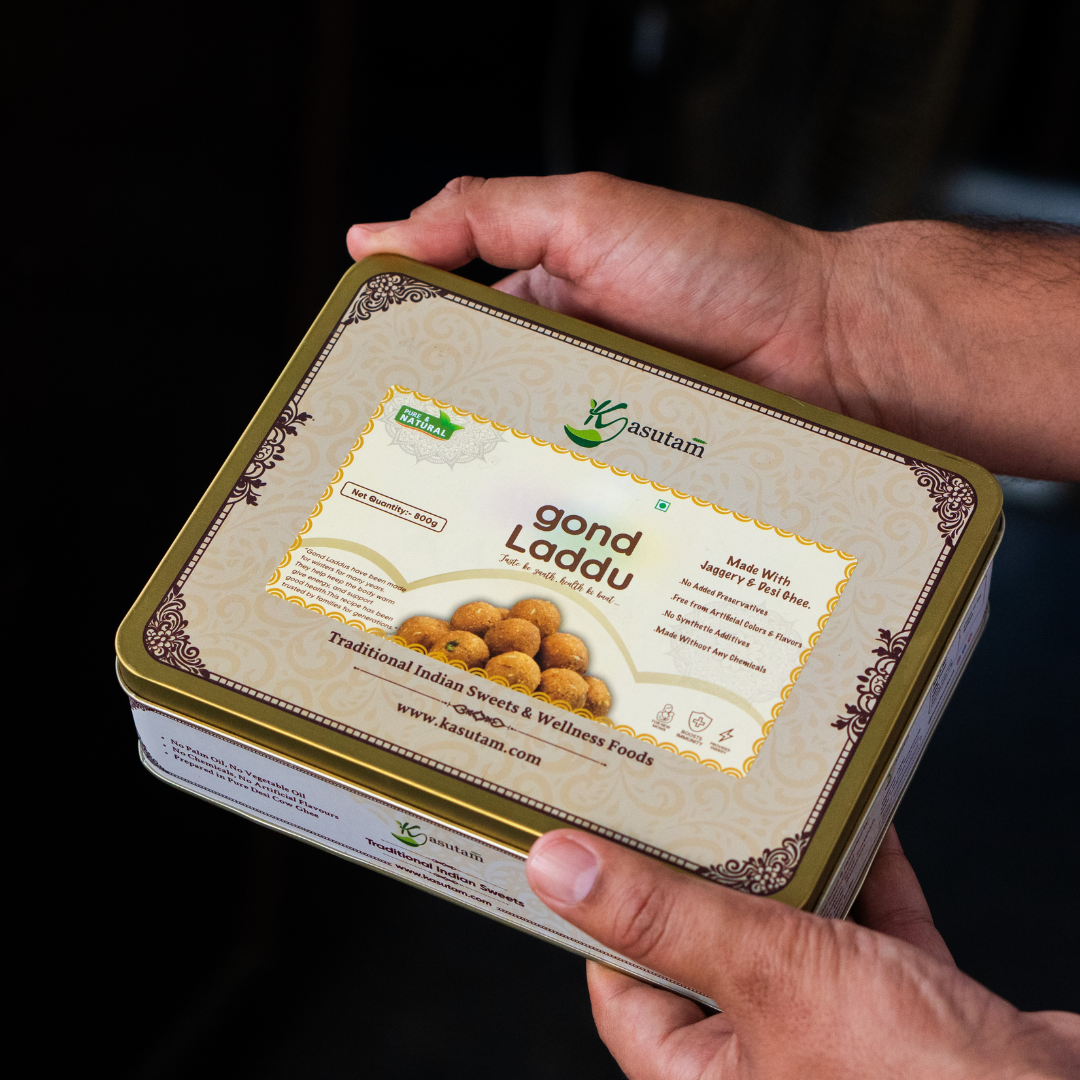 Gond Laddu 800 Gram- 12 Pcs