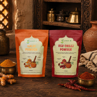 Red Chilli and Haldi Powder Combo (1 Kg)