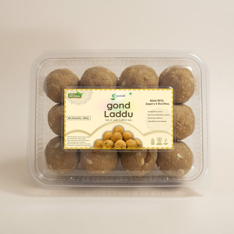Gond Laddu 800 Gram- 12 Pcs
