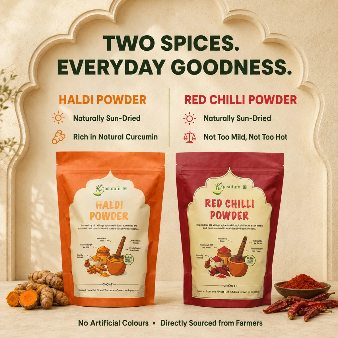 Red Chilli and Haldi Powder Combo (1 Kg)